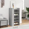 vidaXL Shoe Cabinet Grey Sonoma Engineered Wood 39.4 in tall