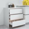 vidaXL Sideboard White Engineered wood Medium Storage Sideboard