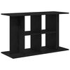 vidaXL Aquarium Stand Black Oak Engineered Wood Medium Aquarium Stand