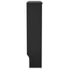 vidaXL MDF Radiator Cover Black 30.7"
