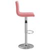vidaXL Bar Stool Set of 2 Pink