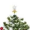 vidaXL Snowing Christmas Tree Green, White, Red, Gold