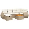 vidaXL Garden Sofa Set Beige