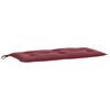 vidaXL Garden Bench Cushion Melange Wine Red 100% Polyester