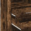 vidaXL Highboard Smoked oak Engineered wood Medium Highboard