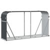 vidaXL Log Holder Anthracite 70.9"x17.7"x39.4" Galvanized Steel
