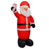 vidaXL Inflatable Santa Claus Multicolor Polyester 8 ft