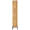 vidaXL Bookshelf Natural Mango Wood Solid Mango Wood Medium Bookshelf