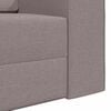 vidaXL Sofa Bed Taupe 96.46 x 30.71 x 30.31 in Velvet