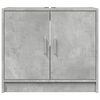 vidaXL Sink Cabinet Concrete Grey Engineered Wood Medium Sink Cabinet