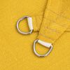 vidaXL Sunshade Sail 0.524 oz/ft² Square Yellow 16.4‘x16.4‘ HDPE