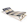 vidaXL Slatted Bed Bases without Mattress 2 pcs with 42 Slats 80 x 78.7 "