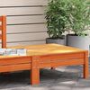 vidaXL Garden Footstool Wax brown Solid pine wood Standard Modular