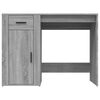 vidaXL Desk Grey Sonoma Engineered Wood Compact Desk Rectangular
