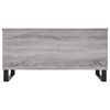 vidaXL Coffee Table Grey Sonoma Engineered wood, Metal Medium