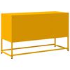 vidaXL TV Cabinet Mustard Yellow Steel 39.6 x 15.4 x 23.8 in TV Cabinet