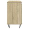 vidaXL Bathroom Cabinet Sonoma oak Engineered wood Medium