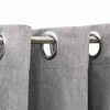vidaXL Linen-Look Blackout Curtains with Grommets 2pcs Grey 140x88.6 "