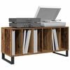 vidaXL Record Cabinet with Shelf Old wood 39.37 x 14.96 x 18.90 in