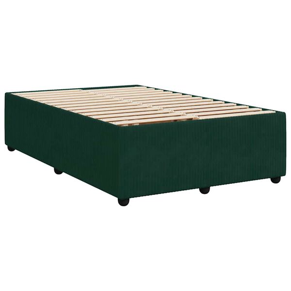 vidaXL Bed Frame Dark Green