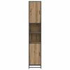 vidaXL Bathroom Furniture Set Artisan Oak 13.78 x 14.76 x 74.21 in