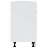vidaXL Kitchen Base Cabinet White Engineered wood Medium