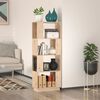 vidaXL Book Cabinet Pine wood Solid pine wood