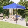 vidaXL Party Tent Blue 210D oxford fabric with silver coating 10 x 10 feet