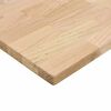 vidaXL Desk Top Natural Wood Solid Oak Medium Durable Desk Top