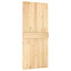 vidaXL Door NARVIK 35.4"x82.7" Solid Wood Pine