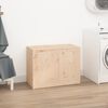 vidaXL Laundry Box 34.8x17.3x26.0" Solid Wood Pine