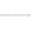 vidaXL Chain Link Fence with Spike Anchors Anthracite 4.6'x82'