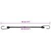 vidaXL Bungee Cords with Reflective Strips and Hooks 25 pcs 15.0 "
