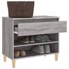 vidaXL Shoe Cabinet Grey Sonoma Engineered wood Medium Shoe Cabinet
