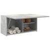vidaXL Bathroom Wall Cabinet Concrete grey Engineered wood