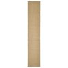 vidaXL Sisal Rug Natural 100% Sisal 26 x 137 in Durable Sisal Rug
