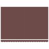 vidaXL Retractable Awning Brown and White
