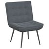 vidaXL Chill Chair Dark Grey Velvet, Metal, Plywood One Size Chill Chair