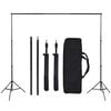 vidaXL Photo Studio Kit with Light Set and Backdrop (190230+190205)