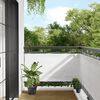 vidaXL Balcony Screen White 29.5x315.0" 100% Polyester Oxford