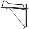 vidaXL Foldable Saddle Rack Black Powder-coated iron Compact Foldable