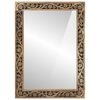 vidaXL Bathroom Mirror Brown Solid mango wood, Glass Medium
