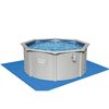 Bestway Swimming Pool White Steel 118.1 in Diameter Durable