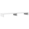 vidaXL Monitor Stand White 39.4x10.6x3.9" Engineered Wood