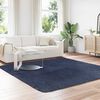 vidaXL Shaggy Rug Navy Polyester Large Foldable Area Rug Square