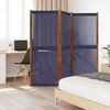 vidaXL 3-Panel Room Divider Dark Blue 82.7"x70.9"