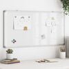 vidaXL Magnetic Whiteboard 23.6"x11.8"x0.7" Aluminum