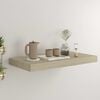vidaXL Wall Shelf Oak Honeycomb MDF 19.7 in x 9.1 in x 1.5 in