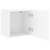 vidaXL TV Wall Cabinet Set of 2 White Engineered Wood Medium