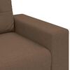 vidaXL Sofa Brown 87.01 x 30.71 x 31.50 in Fabric